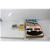 Model Train Set w/ Box Missing Locomotive, Weed Eater Replacement Spool, Misc.
