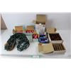 Image 1 : Various Christmas Lights/ Bulbs- All As Is, (3) Boxes Of Party Lite Candles, Misc.