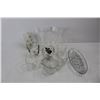 Image 2 : Lot Of Various Glass/ Crystal Dishes, Vases, Cups, Misc.
