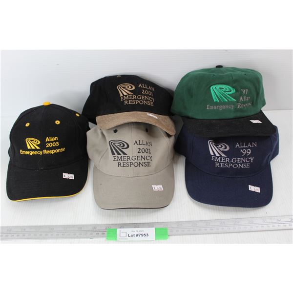 (5) Various Ball Caps, Allan Emergency Response