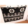 Image 5 : Indigenous Style Patterned Blanket, 53'' x 37'' - Stains