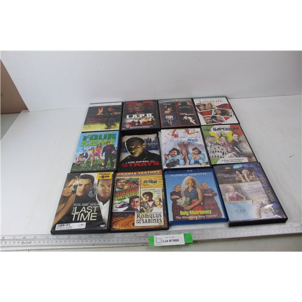 (12) Various DVDs, Carrie, Meet Bill, Misc.