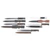 Image 2 : GROUPING OF FIVE WWI AND WWII GERMAN BAYONETS.