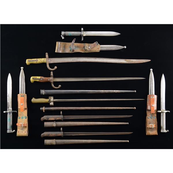 8 FOREIGN BAYONETS.