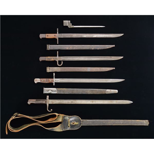 5 FOREIGN BAYONETS.