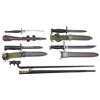 Image 1 : 4 BAYONETS & 1 FIGHTING KNIFE.