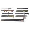 Image 2 : 4 BAYONETS & 1 FIGHTING KNIFE.