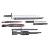 Image 1 : 3 BAYONETS & 1 COMMANDO KNIFE.