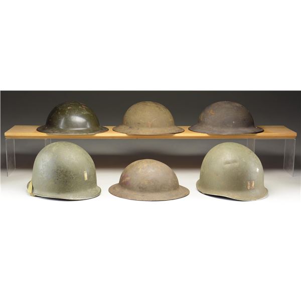 6 US HELMETS.