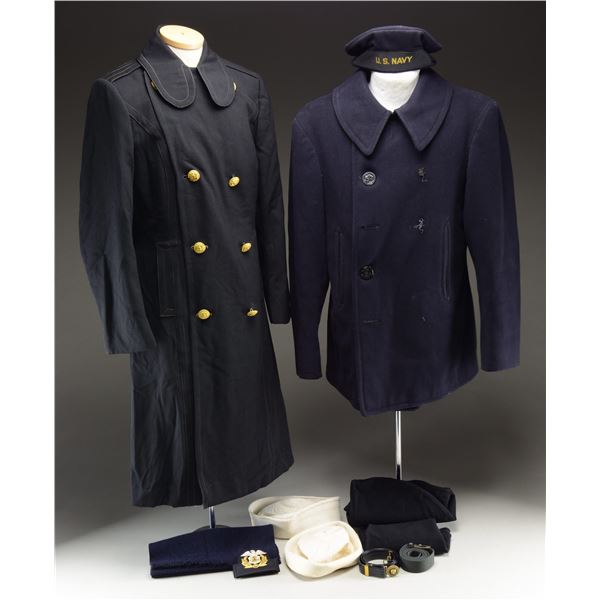 US NAVY UNIFORMS & UNIFORM PARTS.