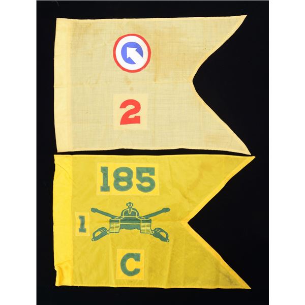 1 US FLAGS & 2 US GUIDONS.