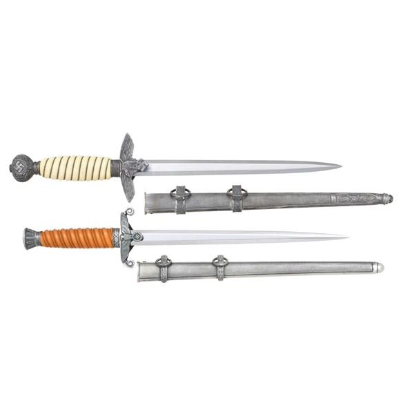 2 WWII GERMAN DAGGERS.