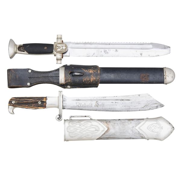 2 WWII GERMAN DAGGERS.