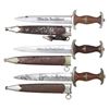 Image 1 : 3 WWII GERMAN SA DAGGERS.