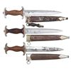 Image 2 : 3 WWII GERMAN SA DAGGERS.