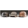 Image 2 : 3 GERMAN HELMETS.