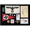 Image 1 : WWII GERMAN CLOTH, PINS, & VARIOUS RELATED ITEMS.