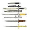 Image 2 : 5 WWII & WWII STYLE GERMAN EDGED WEAPONS.
