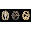 Image 2 : 3 WWII STYLE GERMAN NSFK BADGES.