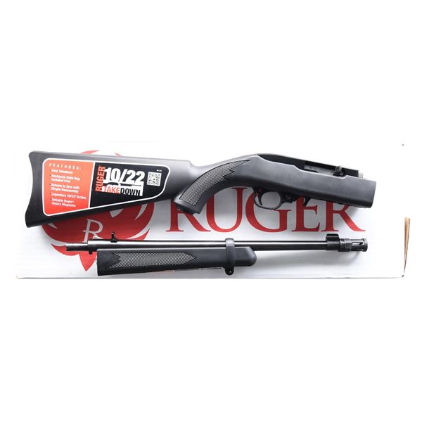 RUGER 10/22 TAKEDOWN SEMI AUTO RIFLE.