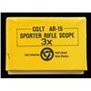 Image 2 : LOT OF 2 NEAR NEW COLT SP1 3X20 & 4X20 SCOPES WITH
