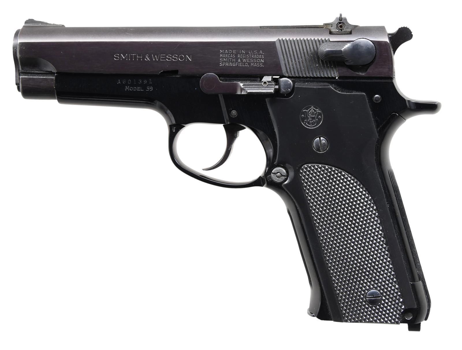 Sw 59 Auto SMITH & WESSON MODEL 59 SEMI AUTO PISTOL.