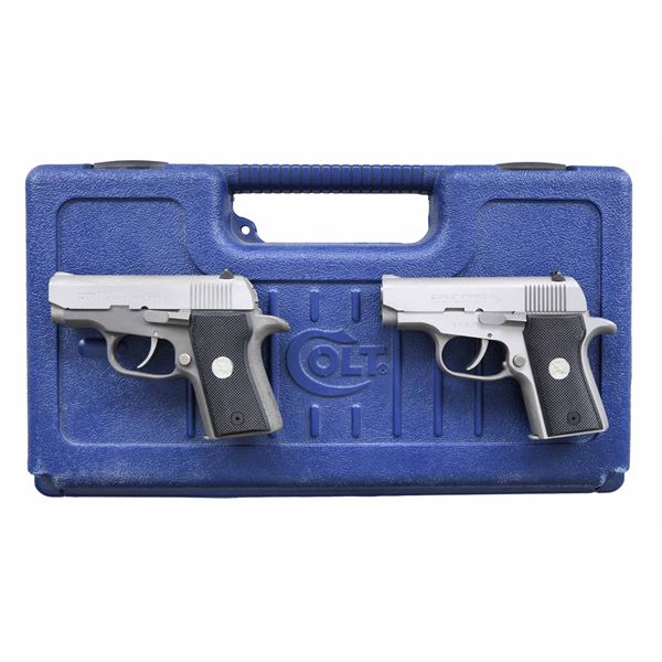 LOT OF TWO COLT PISTOLS.