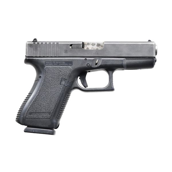 GLOCK 23 SEMI AUTO PISTOL.
