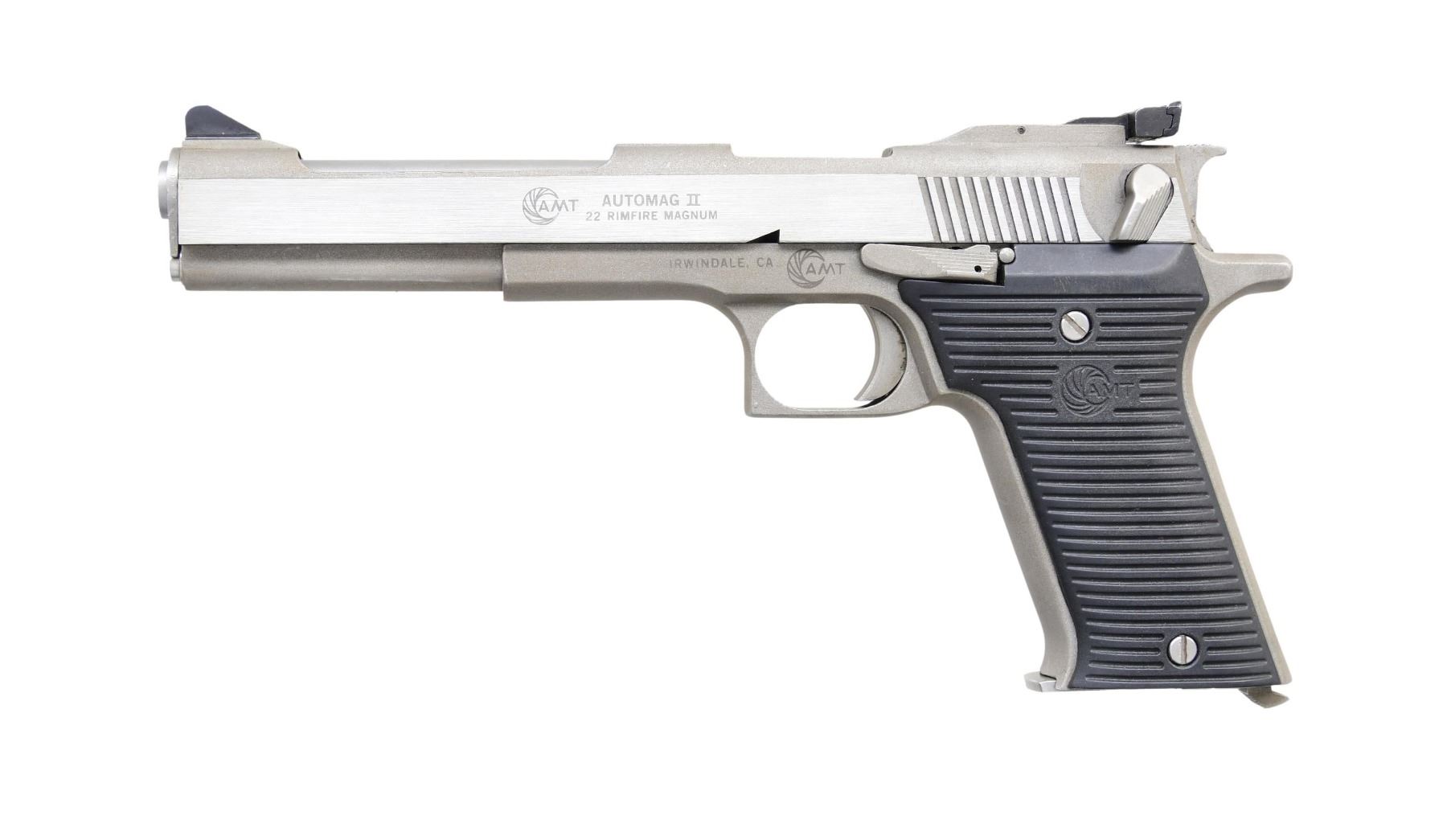 22 Automag AMT AUTOMAG II SEMI AUTO PISTOL.