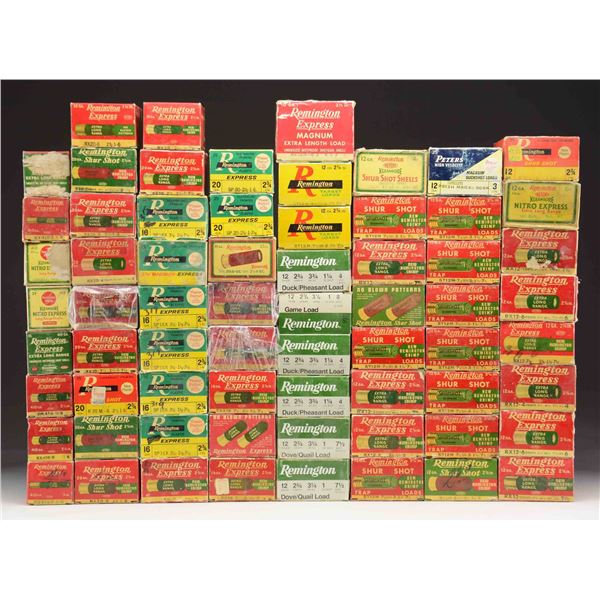 ASSORTED VINTAGE SHOTSHELL LOT.