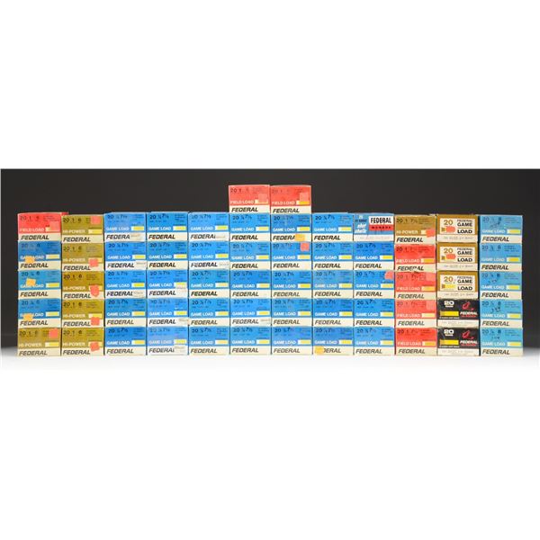 LOT FEDERAL 20 GA SHOTSHELLS.