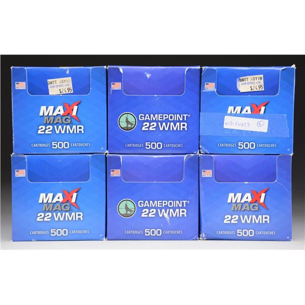 3000 ROUNDS OF CCI 22 MAG AMMO.