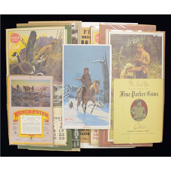 COLLECTION OF CALENDARS & REPRO PRINTS