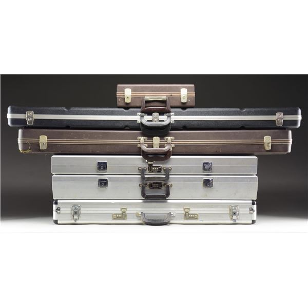 LOT OF SIX VARIOUS HARD CASES.