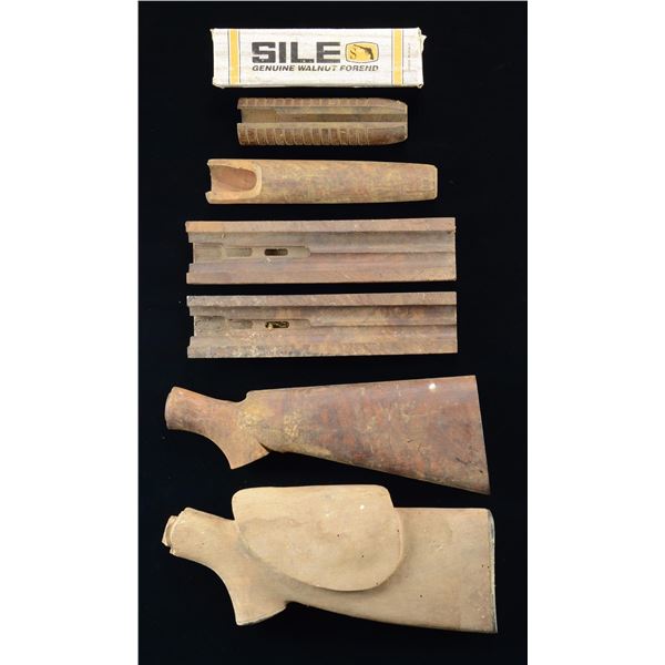 2 BUTTSTOCKS and 5 FORENDS.