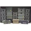 Image 1 : PLASTIC AMMO CASE LOT.