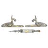 Image 1 : GOLD INLAID PAIR OF LOCKS & TRIGGER SET FOR CIRCA