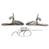 Image 2 : GOLD INLAID PAIR OF LOCKS & TRIGGER SET FOR CIRCA
