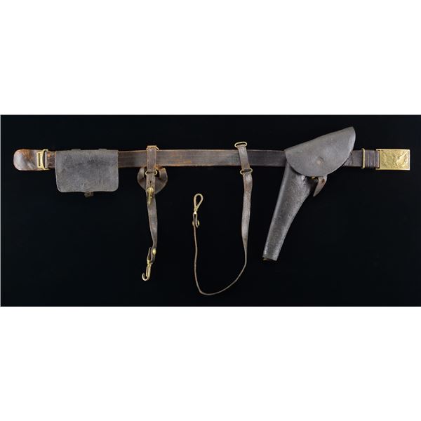 CIVIL WAR PERIOD CAVALRY BELT RIG.