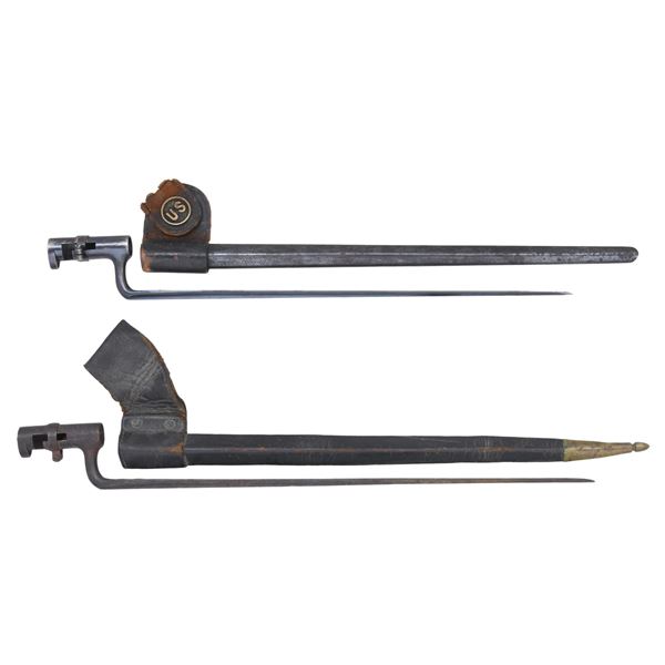 LOT OF 2 U.S. SOCKET BAYONETS.