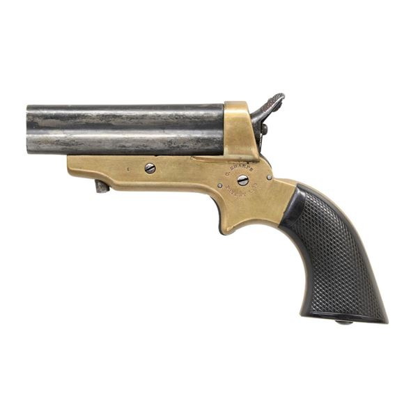 C. SHARPS MODEL 2A 4 BARREL DERINGER.