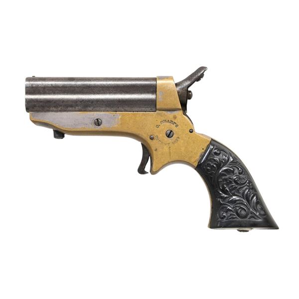 C. SHARPS MODEL 1A 4 BARREL DERINGER.