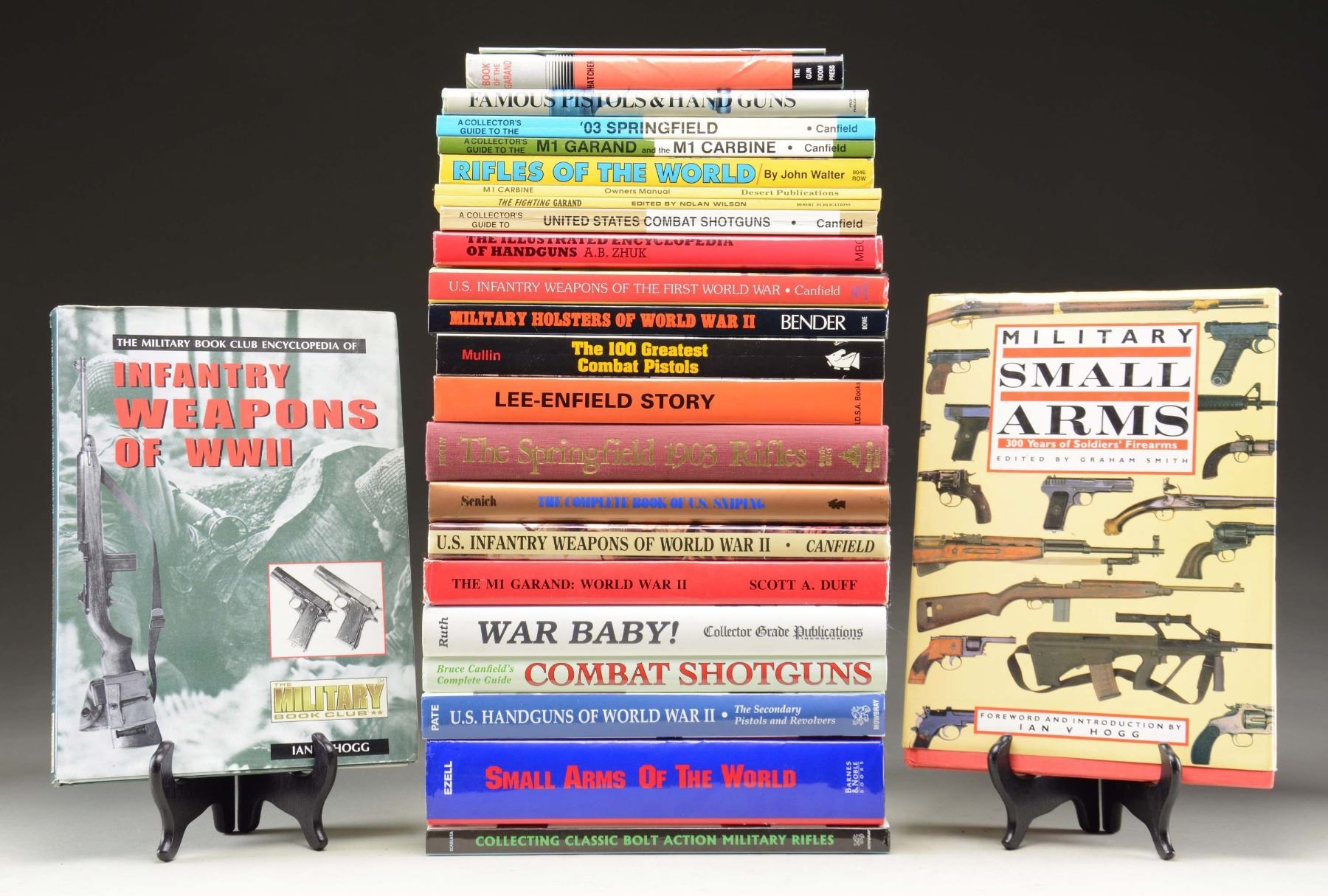 Firearms Reference Table LOT OF U.S. & ASSORTED MILITARY FIREARMS REFERENCE - Poulin Auctions