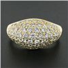 Image 2 : Kurt Wayne 18k Gold 2.25 ctw Pave Round Brilliant Diamond Wide Domed Band Ring