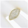 Image 3 : Kurt Wayne 18k Gold 2.25 ctw Pave Round Brilliant Diamond Wide Domed Band Ring