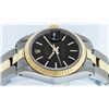 Image 4 : Rolex Ladies 2T Yellow Gold & Stainless Steel Black Index Tapestry Oyster Band W