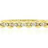 Image 3 : 6.5" 14k Yellow Gold 0.60 ctw Diamond Polished Open Bangle Bracelet w/ Clasp
