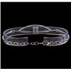 Image 2 : 0.40 ctw Diamond Bracelet - 14KT White Gold