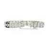 Image 4 : FANCY Antique Art Deco Platinum 6.03 ctw Diamond & Black Onyx 10.9mm Line Bracel