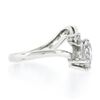 Image 6 : Vintage Platinum 2.53 ctw GIA D/IF Marquise Floral Wrap Diamond Baguette Ring